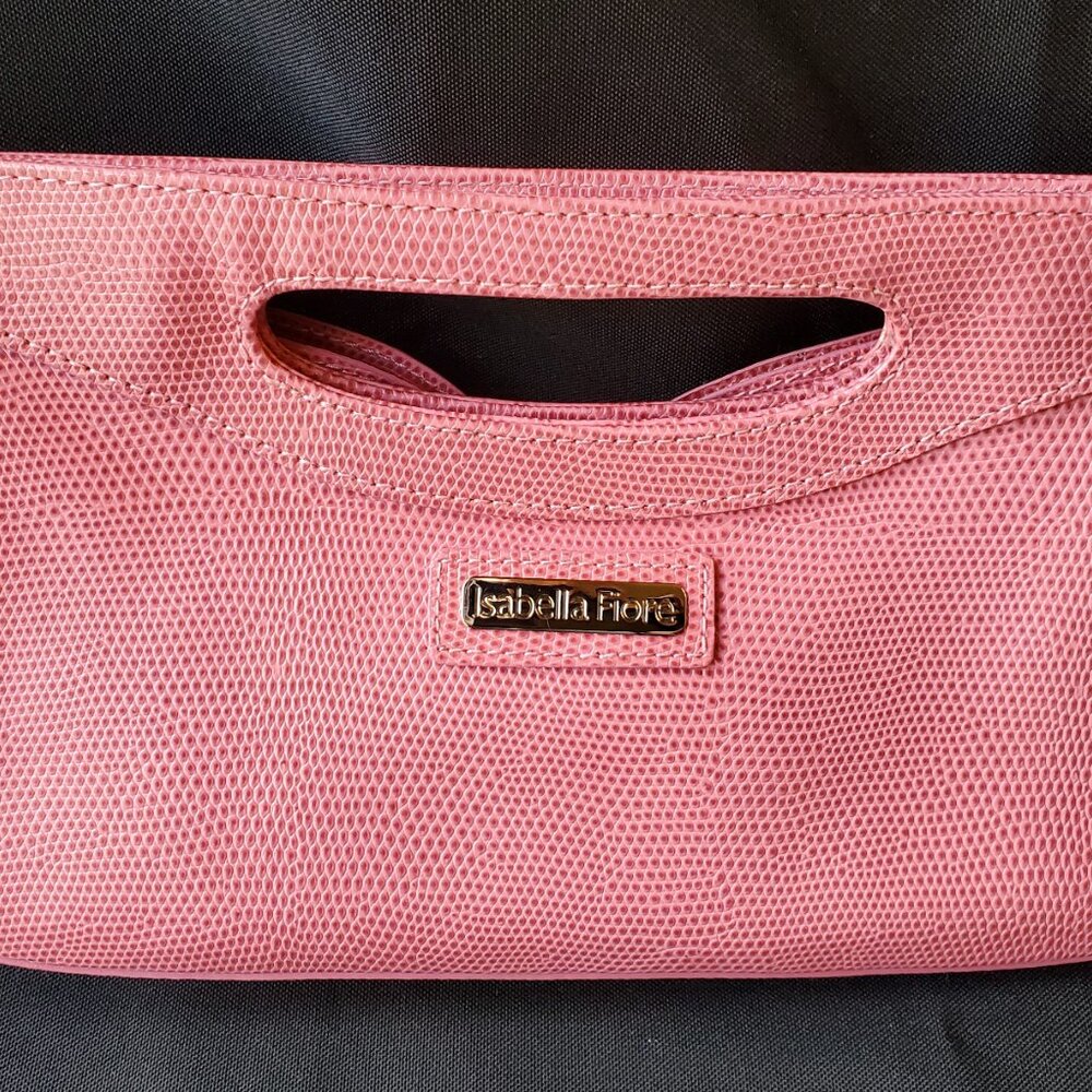 Isabella Fiore Kamila Bow Clutch Purse - Picture 12 of 13